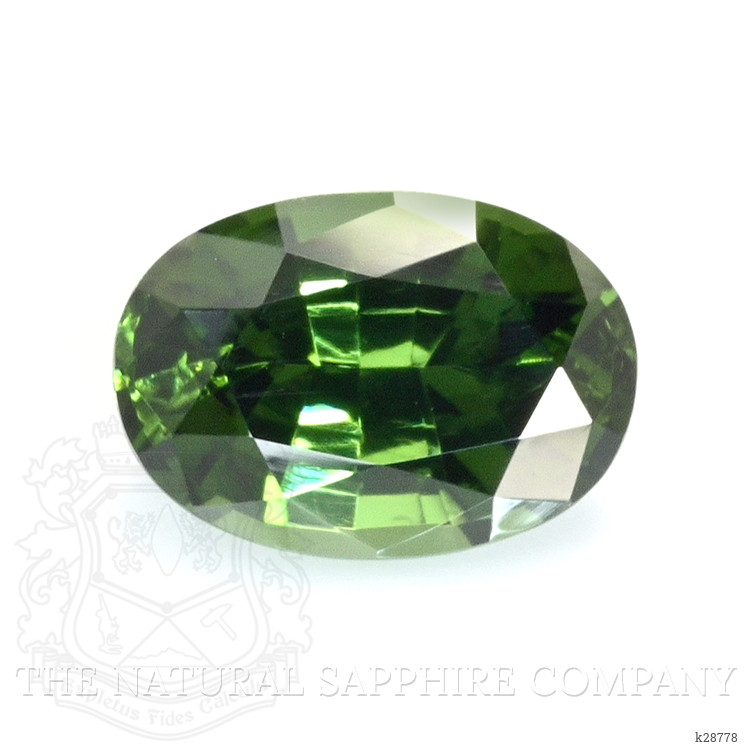 1.34 Ct. Green Zircon from Ceylon (Sri Lanka)