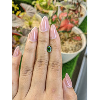 1.34 Ct. Green Zircon from Ceylon (Sri Lanka) Life Style