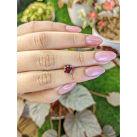 1.72 Ct. Orangish Red Almandine Garnet from Ceylon (Sri Lanka) Life Style