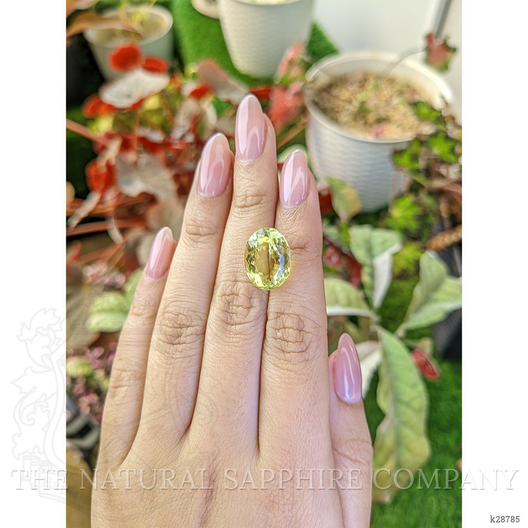 10.16 Ct. Lemon Quartz from Brazil