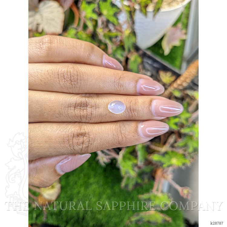 2.27 Ct. White Cabochon Moonstone from Ceylon (Sri Lanka)