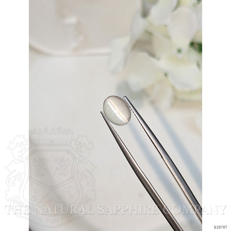 2.27 Ct. White Cabochon Moonstone from Ceylon (Sri Lanka)