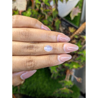 2.18 Ct. White Cabochon Moonstone from Ceylon (Sri Lanka) Life Style