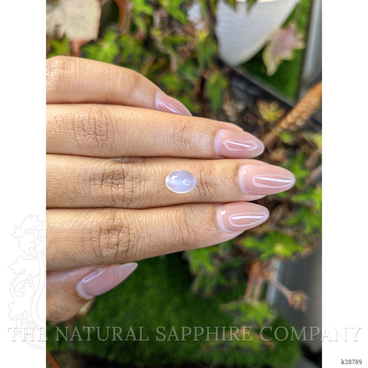 2.18 Ct. White Cabochon Moonstone from Ceylon (Sri Lanka)