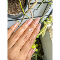 0.80 Ct. White Cabochon Moonstone from Ceylon (Sri Lanka) Life Style