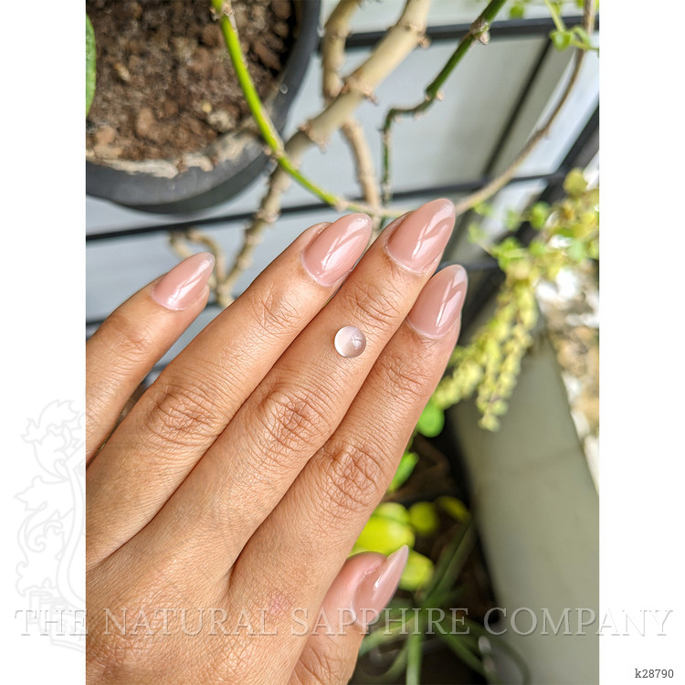 0.80 Ct. White Cabochon Moonstone from Ceylon (Sri Lanka)