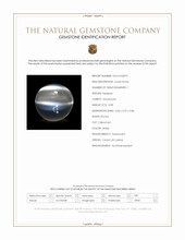 0.98 Ct. White Cabochon Moonstone from Ceylon (Sri Lanka) Scan Report