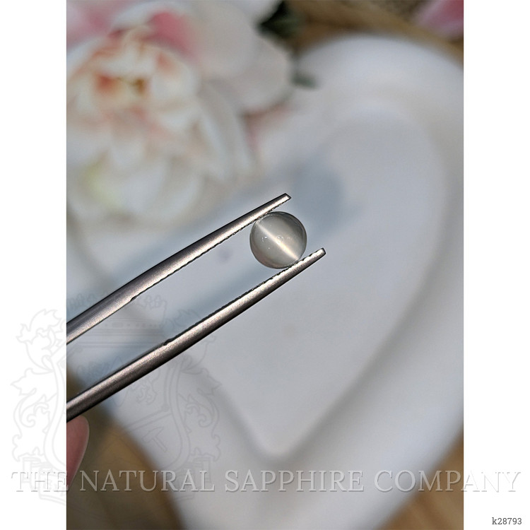 1.08 Ct. White Cabochon Moonstone from Ceylon (Sri Lanka)