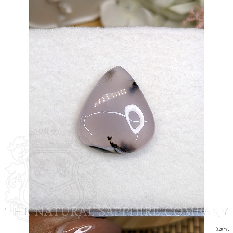25.53 Ct. Pink Cabochon Agate from Madagascar