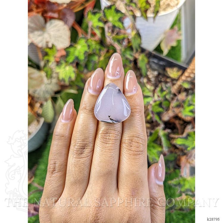 25.53 Ct. Pink Cabochon Agate from Madagascar