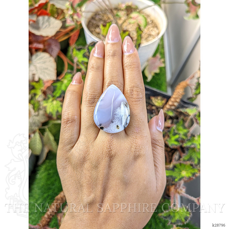 39.36 Ct. Multi Color Cabochon Agate from Madagascar