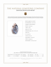29.34 Ct. Multi Color Cabochon Agate from Madagascar Scan Report