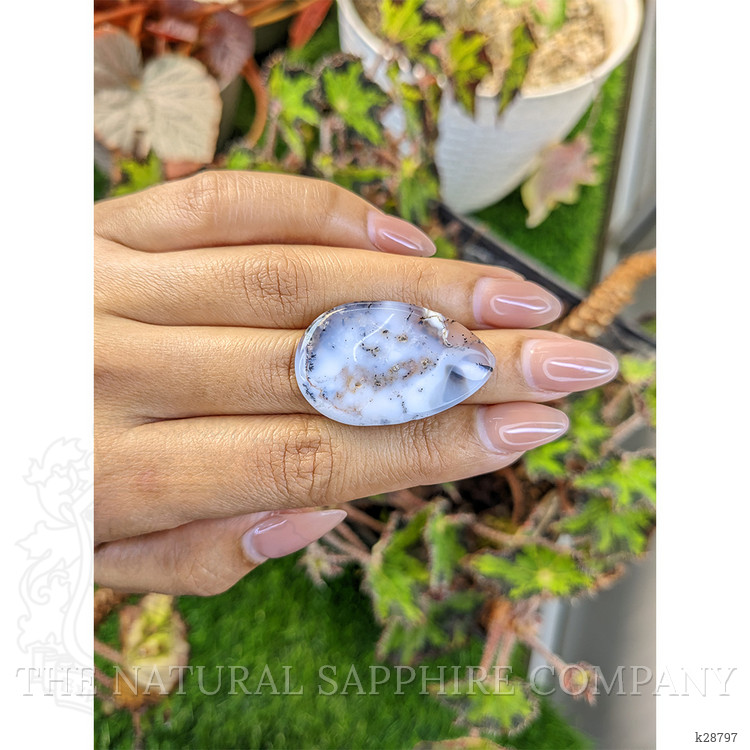 29.34 Ct. Multi Color Cabochon Agate from Madagascar