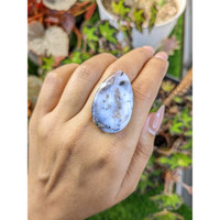 29.34 Ct. Multi Color Cabochon Agate from Madagascar Life Style