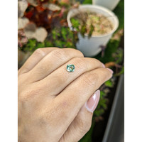 1.06 Ct. Green Zircon from Ceylon (Sri Lanka) Life Style