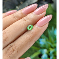 0.59 Ct. Tsavorite Garnet from Tanzania Life Style