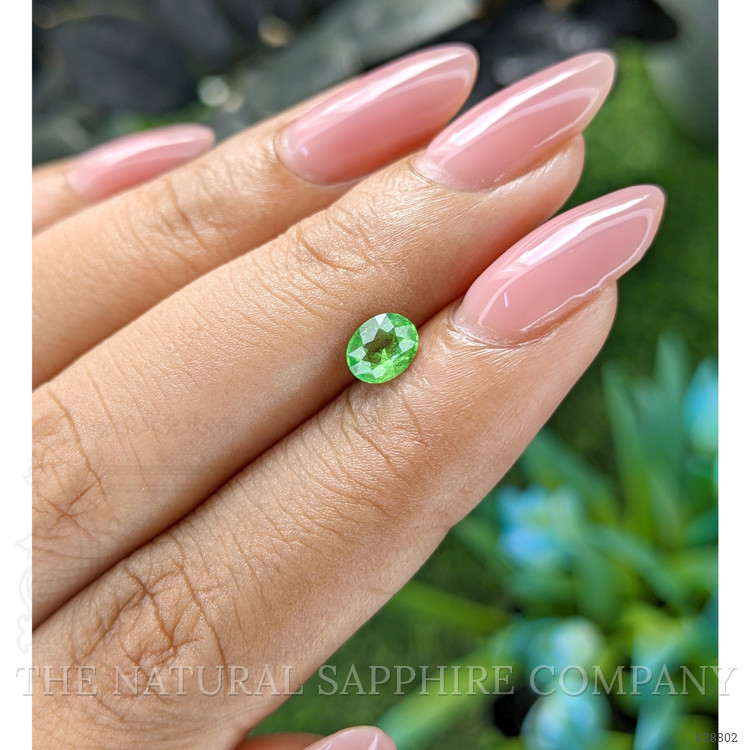 0.59 Ct. Tsavorite Garnet from Tanzania
