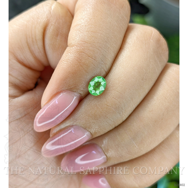 0.59 Ct. Tsavorite Garnet from Tanzania