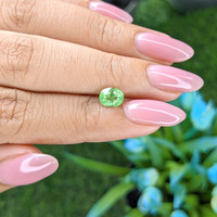 1.12 Ct. Tsavorite Garnet from Tanzania Life Style
