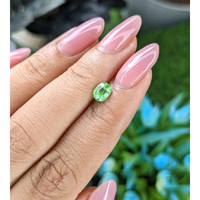 0.66 Ct. Tsavorite Garnet from Tanzania Life Style