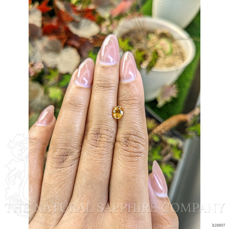 1.09 Ct. Brownish Yellow Zircon from Ceylon (Sri Lanka)