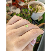 0.56 Ct. Green (Lime Green) Peridot from Pakistan Life Style