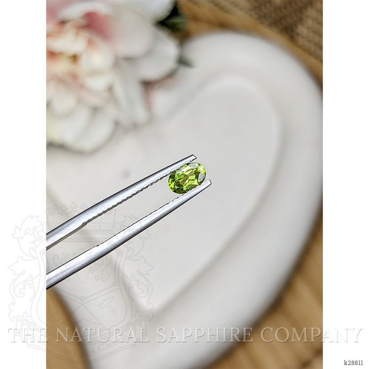 0.49 Ct. Yellowish Green Peridot from Pakistan