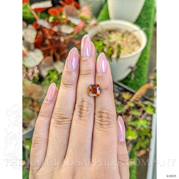 3.48 Ct. Reddish Orange Hessonite Garnet from Madagascar