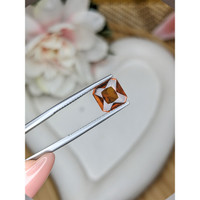 3.48 Ct. Reddish Orange Hessonite Garnet from Madagascar Life Style