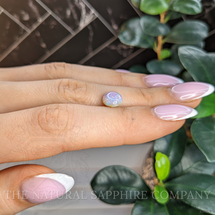 3.35 Ct. Multi Color Cabochon Crystal Opal (Jelly Opal) from Australia