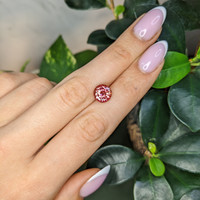 2.60 Ct. Pink Tourmaline from Madagascar Life Style