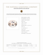 4.01 Ct. Peach Morganite from Madagascar Scan Report