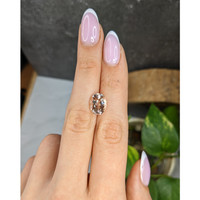 4.01 Ct. Peach Morganite from Madagascar Life Style