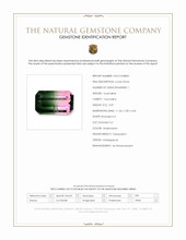 3.07 Ct. Watermelon Tourmaline from Madagascar Scan Report
