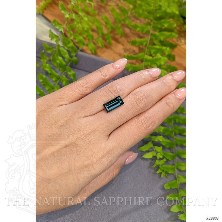 4.36 Ct. Bluish Green Tourmaline from Brazil