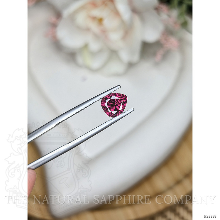 1.32 Ct. Reddish Purple Rhodolite Garnet from Ceylon (Sri Lanka)
