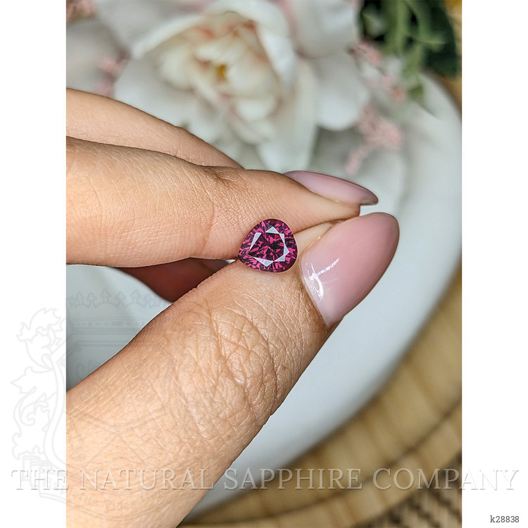 1.32 Ct. Reddish Purple Rhodolite Garnet from Ceylon (Sri Lanka)