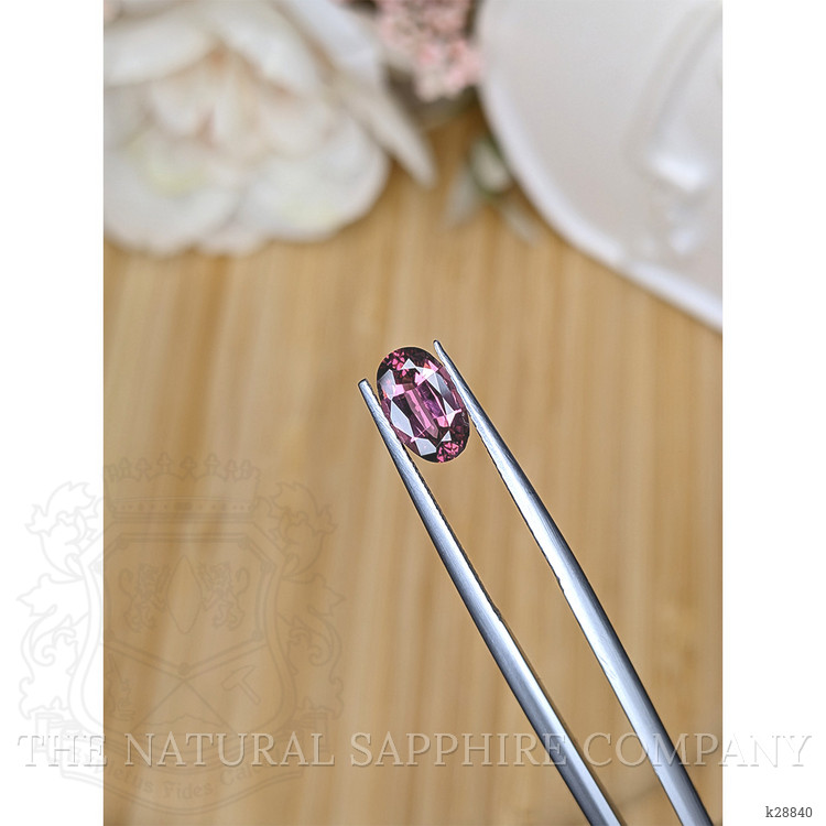 1.25 Ct. Pinkish Purple Rhodolite Garnet from Ceylon (Sri Lanka)