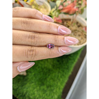 1.25 Ct. Pinkish Purple Rhodolite Garnet from Ceylon (Sri Lanka) Life Style