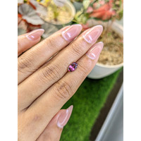 1.25 Ct. Pinkish Purple Rhodolite Garnet from Ceylon (Sri Lanka) Life Style