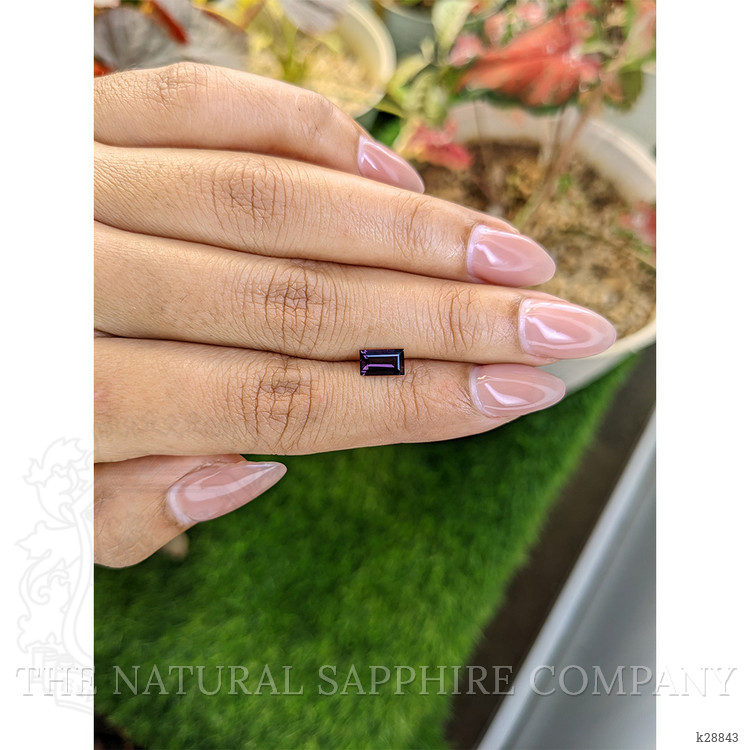 0.84 Ct. Purple Spinel from Ceylon (Sri Lanka)
