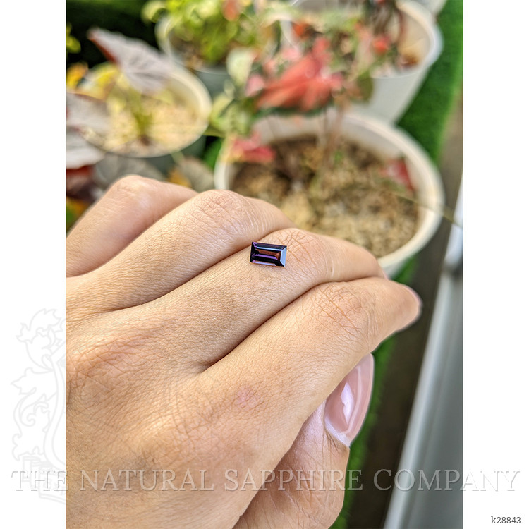 0.84 Ct. Purple Spinel from Ceylon (Sri Lanka)