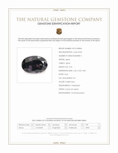 0.63 Ct. Purplish Grey Spinel from Ceylon (Sri Lanka) Scan Report