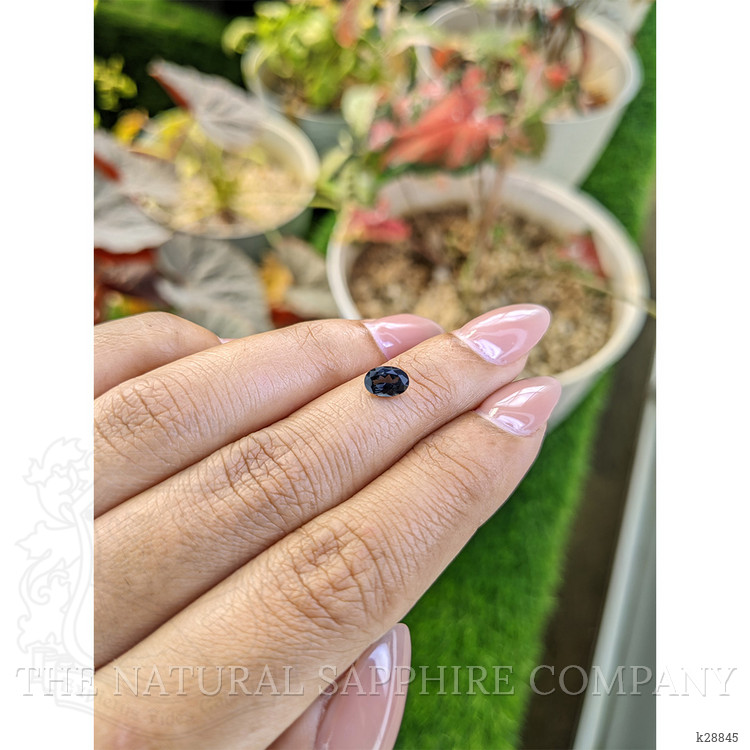 0.63 Ct. Purplish Grey Spinel from Ceylon (Sri Lanka)