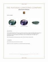 0.99 Ct. Alexandrite from Brazil Appraisal