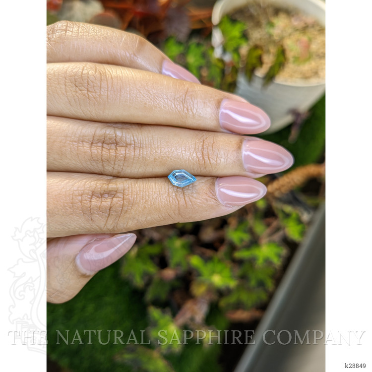 1.38 Ct. Greenish Blue Zircon from Ceylon (Sri Lanka)