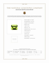 3.09 Ct. Peridot from Pakistan Scan Report