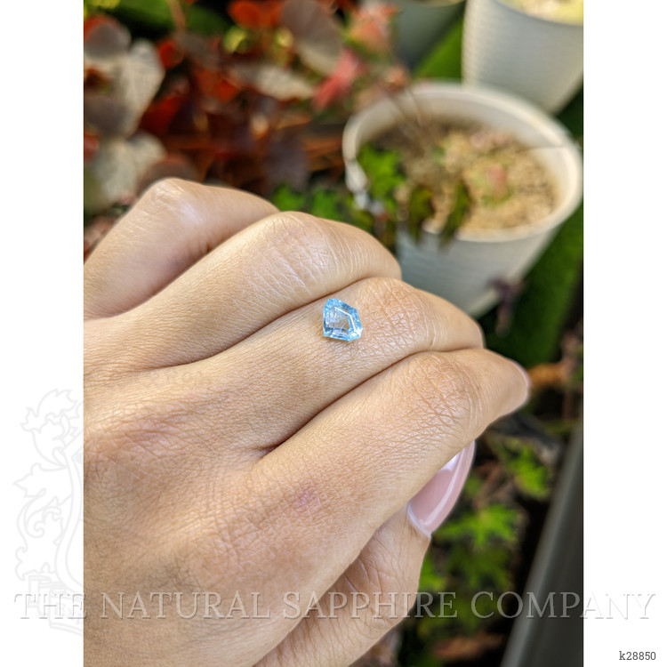 1.57 Ct. Greenish Blue Zircon from Ceylon (Sri Lanka)