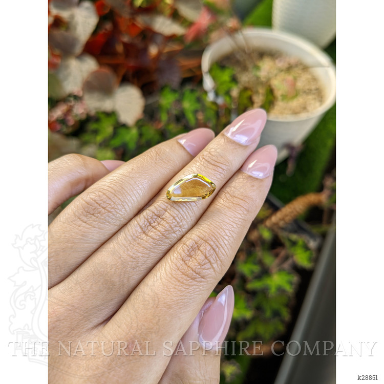 4.16 Ct. Brownish Yellow Chrysoberyl from Ceylon (Sri Lanka)