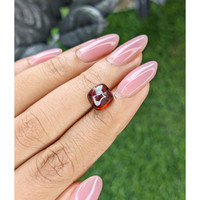 3.60 Ct. Red Cabochon Rhodolite Garnet from Ceylon (Sri Lanka) Life Style